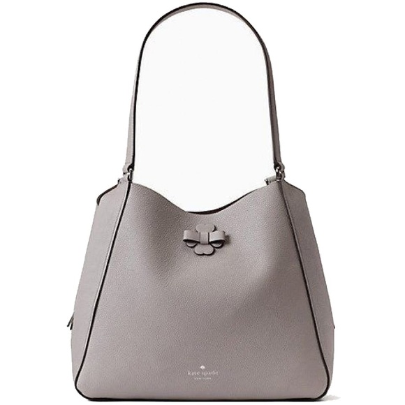 Kate Spade Talia Small Triple Compartment Satchel Soft Taupe - Picture 1 of 8